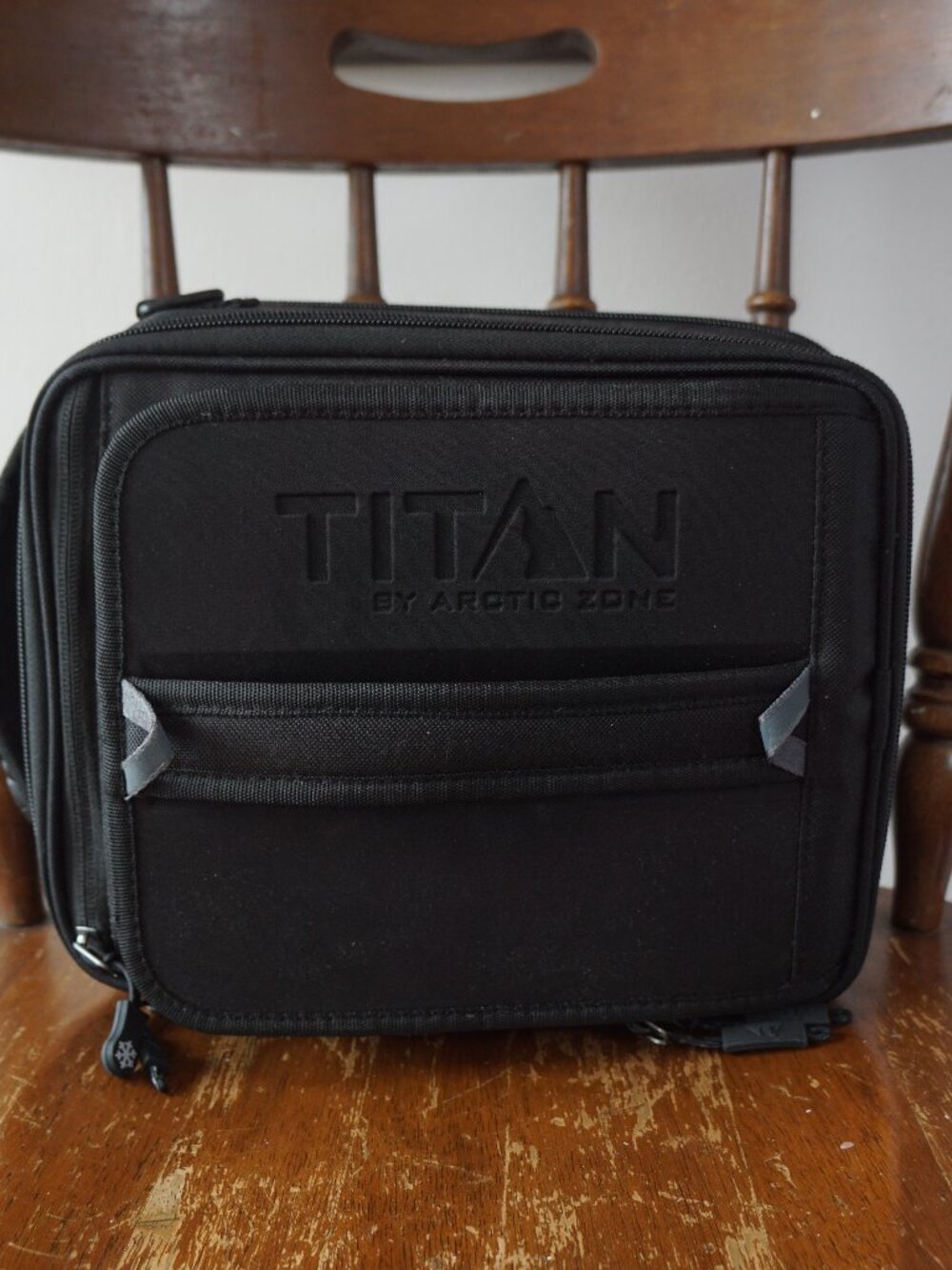 Titan by Arctic Zone Expandable Black Insulated Lunch Box